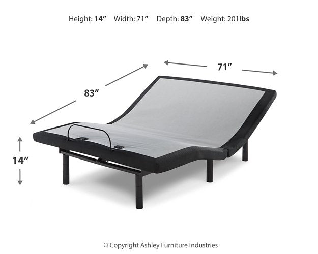 14 Inch Ashley California King Hybrid Mattress Set