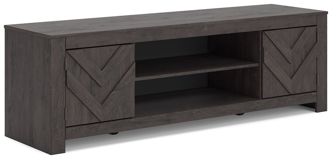 Cayboni 71" TV Stand with Electric Fireplace